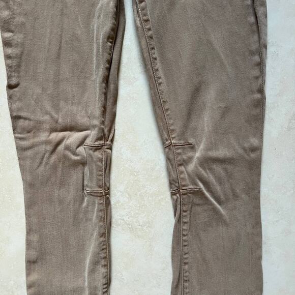 Helmut Lang Tan Light Brown Skinny Jeans USA Made Size 28 - Picture 3 of 10